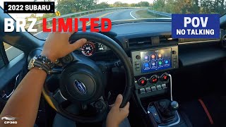 2022 Subaru BRZ Limited Automatic  POV Test Drive  060 [upl. by Neit]