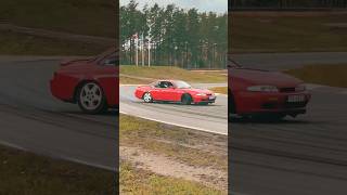 NISSAN SILVIA S14  200SX SR20DET DRIFT PRACTICE [upl. by Suirtemid795]