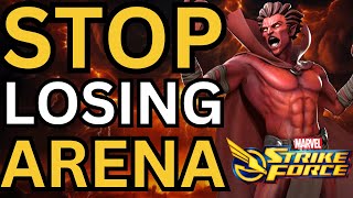 STEP BY STEP GUIDE HOW TO DOMINATE ARENA  ARENA  MARVEL Strike Force  MSF [upl. by Ormand]