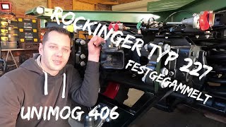 Zugmaul festgerostet  Rockinger Typ 227 Unimog 406  Teil 1  Heckkraftheber  steelstyler [upl. by Arutak101]