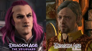 Insulting in Dragon Age Origins VS Dragon Age The Veilguard [upl. by Llenyl45]