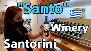 【Travel】Winery  quotSantoquot in Santorini of Greece 8 [upl. by Ahsekan]