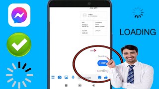 How to Fix Messenger Messages Not SendingLoading Problem  EASY FIX [upl. by Accemahs118]