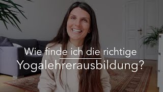 Wie finde ich die richtige Yogalehrerausbildung Meine Tipps und Erfahrungen [upl. by Littell558]