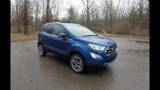 2018 Ford EcoSport Titanium 4X4Walk Around VideoIn Depth Review [upl. by Ahtel605]