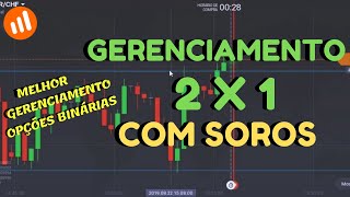 Gerenciamento 2x1 com Soros  DETALHADO  OPÇÕES BINÁRIAS [upl. by Gusti671]