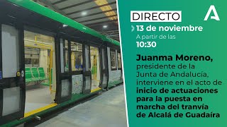 🔴 DIRECTO  Inicio de actuaciones para la puesta en marcha del tranvía de Alcalá de Guadaíra [upl. by Chapnick]