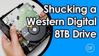 How to Remove  Shuck the Hard Drive from Western Digital Easystore 8TB Drive [upl. by Blodgett219]