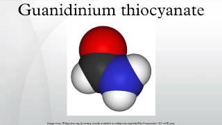 Guanidinium thiocyanate [upl. by Peria]