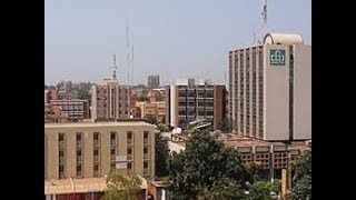 Le centre ville de Ouagadougou la capitale du BurkinaFaso [upl. by Llednek752]