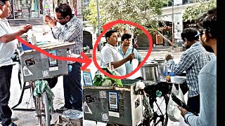 video बनाना है बनाओ दिक्कत खड़ी मत करो 🙏🙏😱 hardworking Manoj Bhai Selling Cycle Wali Thali 40 ₹ [upl. by Einohtna]