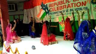 Wo Krishna hai performance in Kala niketan bal vidyalaya [upl. by Zehe45]