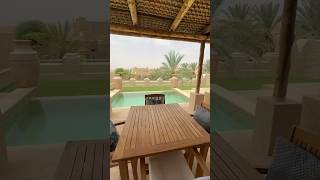 Anantara Qasr Al Sarab one bedroom pool villa short 🌵🐪 [upl. by Regnij]