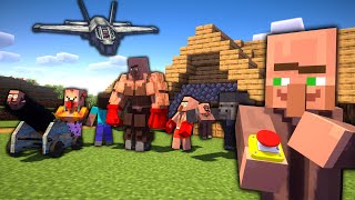 Minecraft Villager Madness A Crazy Montage [upl. by Haelak]