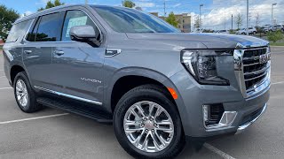 2021 GMC Yukon SLT 53 Test Drive amp Review [upl. by Dnalon74]