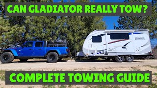 Thinking of Towing with a Jeep Gladiator Watch this First [upl. by Norreht]