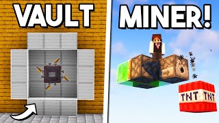 Minecraft 5 NEW Redstone Build Hacks amp Ideas [upl. by Llertrac]