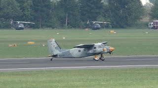 AIRPOWER 24  German Navy Do28D2 5911 landing at Zeltweg Air Base [upl. by Teagan]