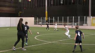 Wasatch BA vs Wasatch JS  U12 Indoor Soccer [upl. by Nosecyrb]