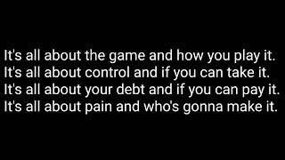 The Game  Motörhead  Official Lyrics WWE Triple H Theme Song [upl. by Ycnahc]