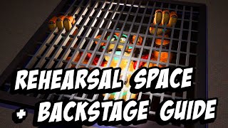 Rehearsal Space  Backstage Mission Guide  FNAF Security Breach Walkthrough Part 5 [upl. by Balduin]