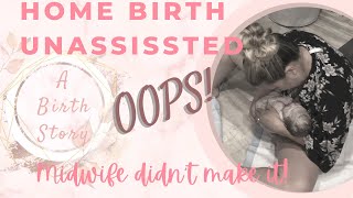 Natural Home Birth Story  Baby Came Quick  Unassisted Birth  Husband Caught Baby  Natural Birth [upl. by Idoj]