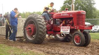 2018 Bethlehem Fair StoneBoat Pulln  Class 7500 lb  ELIM  04856 [upl. by Doerrer]