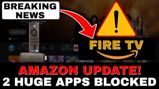 FIRESTICK BLOCKS 2 HUGE APPS [upl. by Smitty]