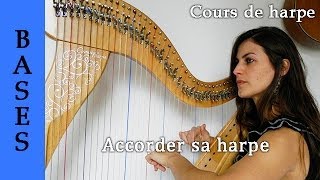 cours de harpe  tutoriel  bases n°2  accorder sa harpe par Evélina SIMON [upl. by Noonberg]