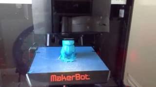 Makerbot replicator mini time lapse Squirrelalope [upl. by Llennod59]