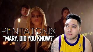 Pentatonix  Mary Did You Know REACTION [upl. by Rozella96]