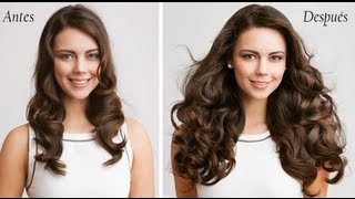 Extensiones de Cabello Natural  Antes y Después [upl. by Huppert43]