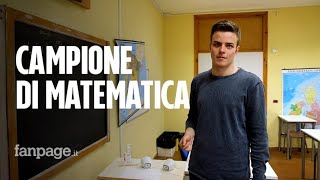 Massimiliano il campione delle Olimpiadi di matematica quotSono un atleta vi spiego come mi allenoquot [upl. by Singh837]