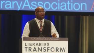 2017 ALA Midwinter  Kwame Alexander on Shining On [upl. by Resaec]