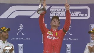 2019 BelgianGP F1 Podium [upl. by Iluj]