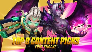 Top 9 Content Picks for RTA feat xNocke [upl. by Aitnyc]