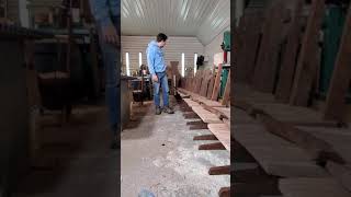 Josh Brower Walking on my Nakashima Conoid chairs unglued at Sioux Falls Woodworking [upl. by Ehrenberg]