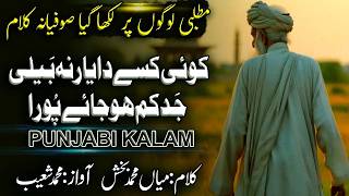 Matlab howay te Noor Muhammad  New Punjabi Kalam about mean people  Muhammad Shoaib Hassan [upl. by Vashti]