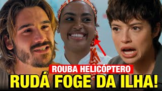 MANIA DE VOCÊ  Rudá ROUBA Helicóptero e foge da Ilha Vai até Viola [upl. by Haissem514]