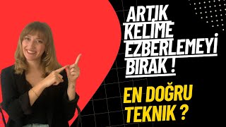 DOĞRU KELİME ÖĞRENME TEKNİĞİ amp MÜKEMMEL WEBSİTELER 🏆 [upl. by Irot]