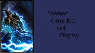 Shaman Skill Display Grim Dawn [upl. by Leahicm107]