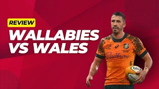 WALLABIES VS WALES  TEST 2 2024 REVIEW [upl. by Aidua]