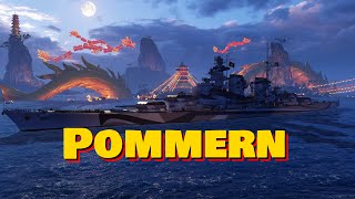 Meet The Pommern Tier 8 German Battleship World of Warships Legends [upl. by Monah]