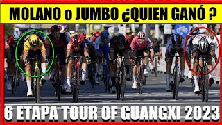 MOLANO o JUMBO ¿QUIEN GANA  RESUMEN 6 ETAPA TOUR of GUANGXI 2023 [upl. by Adriaens169]