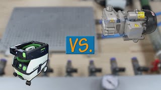 Vakuumpumpe VS Staubsauger  Der Vergleich  Spanntechnik  CNC  Tutorial [upl. by Peppard]