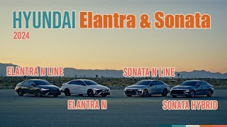 2024 Hyundai Elantra N Elantra N Line Sonata N Line and Sonata Hybrid [upl. by Nostets]