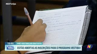 Vestiba inscrições abertas para cursinho prévestibular gratuito [upl. by Campos726]