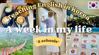 A WEEK IN MY LIFE AS AN ENGLISH TEACHER IN SOUTH KOREA 𖤓Summer edition𖤓  EPIK [upl. by Minna]