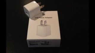 Apple USB Power Adapter Unboxing and Review [upl. by Kamal]