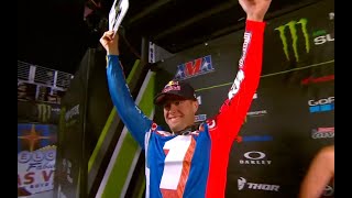 Supercross Rewind 250 and 450 Main Events  Las Vegas 2017 [upl. by Zerelda]